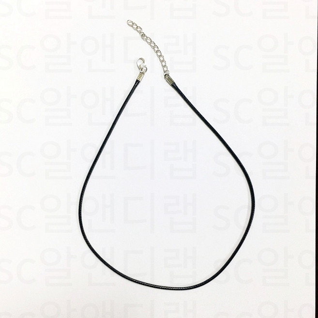 목걸이 로프 체인 왁스 코팅 길이 조절 목걸이끈 5P DIY 팬던트