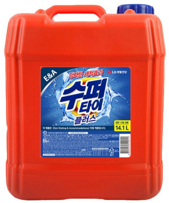 수퍼타이 액체세제, 3개, 14L