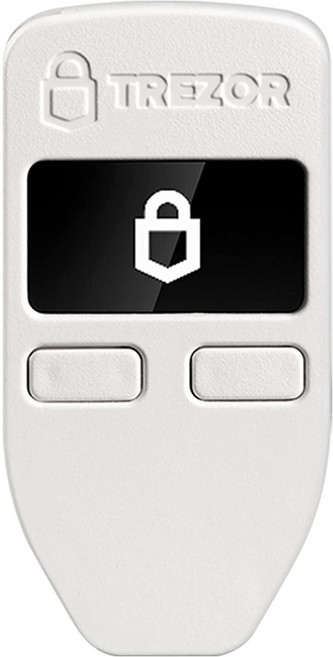 트레저 모델 원 Trezor Model One 암호화폐 지갑, 화이트