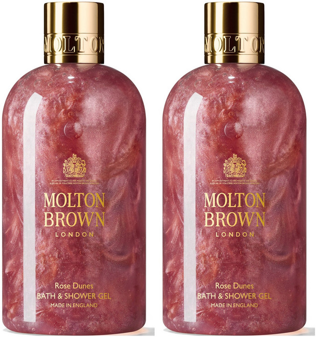 몰튼브라운 로즈 듄 배쓰 & 샤워 젤, 2개, 300ml