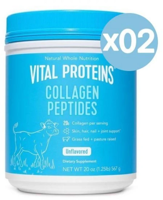 Vital Proteins 바이탈프로틴 콜라겐 펩타이드, 2개, 567g - 쿠팡
