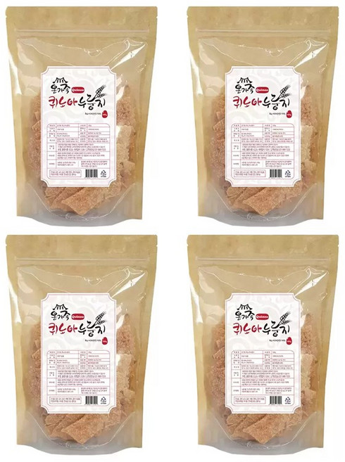 온가족 퀴노아 누룽지 180g, 4개, 4팩