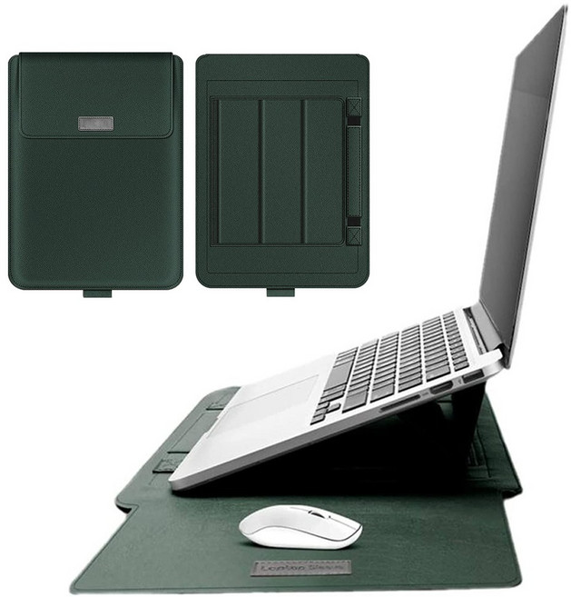 LG 그램케이스 그램 파우치 2021/2022/2023 14인치/15인치/16인치/17인치 ZD90P ZD95P ZD90Q ZD95Q ZD90RU, 그린, 1개