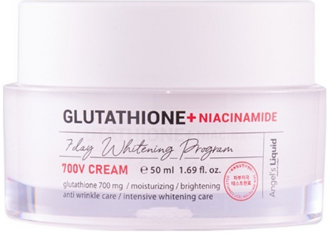 Angel's Liquid 700V CREAM 穀胱甘肽菸鹼醯胺修護面霜, 1個, 50ml