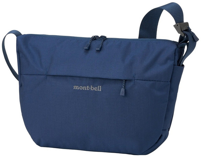 mont-bell 斜挎包 3L 輕便休閒單肩包, 藏藍色