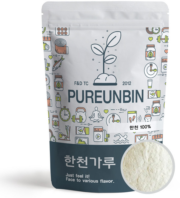 푸른빈 한천 가루 분말 우뭇가사리, 1개, 300g