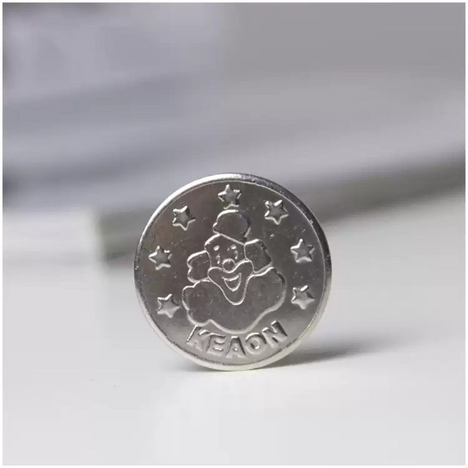 오락실 코인 대용량 뽑기용 게임기 동전 토큰, 24.2MM (100개)