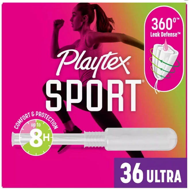 PLAYTEX SPORT 울트라 36 탐폰, 1개 - 쿠팡