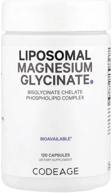 헁복하고 건강하세요 Codeage 리포소말마그네슘글리시네이트 베지 캡슐 120정 늘 챙기셔야합니다, Codeage리포소말마그네슘글리시네이트베지캡슐120정, 1개 - 쿠팡
