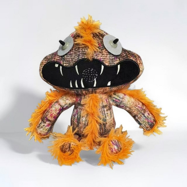 查姆布娃娃chum chompkins plush 第五章波比遊戲公仔毛絨玩偶, 大嘴怪物25釐米70克,真空包裝, 1個