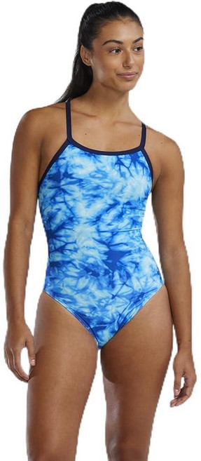 TYR 여성용 스탠다드 듀라패스트 엘리트 다이아몬드핏 수영복 GRN/NVY 28