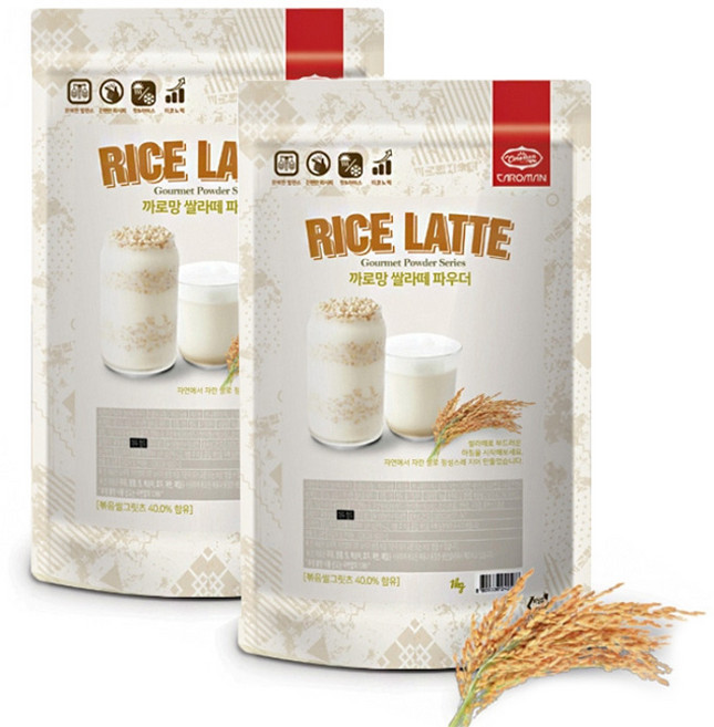 까로망 쌀라떼 파우더, 1kg, 1개입, 2개, 1kg