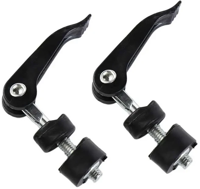 eMagTech 2pcs 핸들 노브 너트 나사 볼트 45x6mm 타일 푸셔 잠금 기계 잔디 깎는 삼각형 노브용, 01 1pair