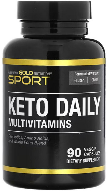 캘리포니아골드 키토 데일리 종합 멀티비타민 90캡슐 Keto Multivitamin, 1개, 90정