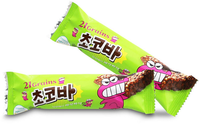 짱구 21곡 초코바 15g 어린이집 유치원 직장인 아침밥 간식, 1개