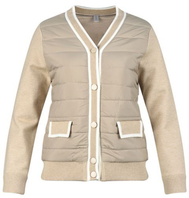 럭스골프 여성용 패딩 매치 방풍 덕다운 니트 자켓 LB4W804W
