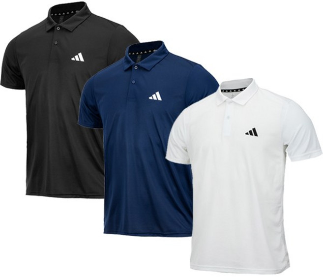 아디다스 골프 남녀공용 골프웨어 폴로 반팔티 여름 반팔 카라티 티셔츠 단체티 NADWIB