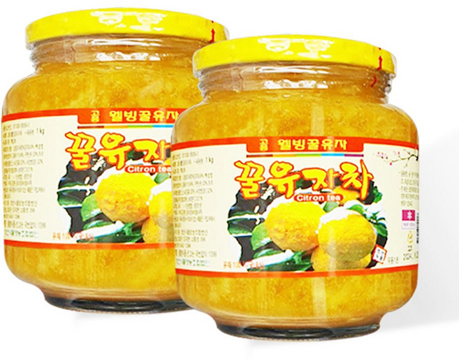 황금열매 고흥 유자로 만든 고흥웰빙 꿀유자차 유자청, 1개, 1개입, 1kg