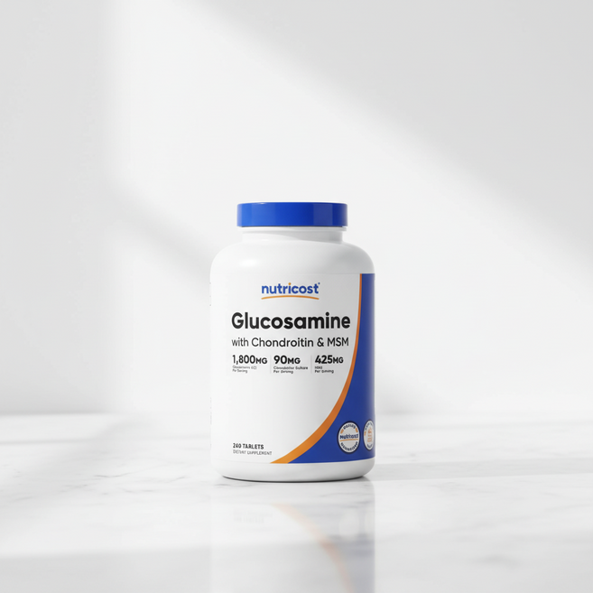 뉴트리코스트 글루코사민 1800mg 콘드로이틴 msm 240정, 1개