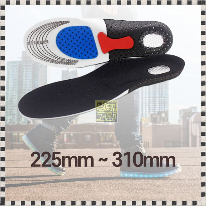 충격 완화 젤쿠션 스포츠깔창 발건강 흡수 키높이깔창 벌집깔창 기능성깔창 남여공용깔창 운동 골프화깔창