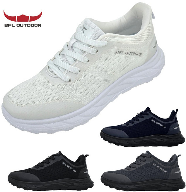 BFL 가벼운 운동화 발편한 런닝화 남자 신발 여자 워킹화 검정 트렌디 슈즈 2109