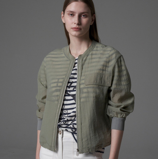 올리비아로렌 여성용 자수 홑겹 점퍼 VOCCL5M4221