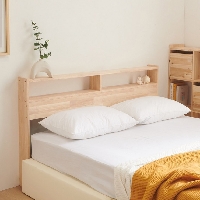 원목 침대 헤드보드 퀸 수납헤드 1500x764, 단품