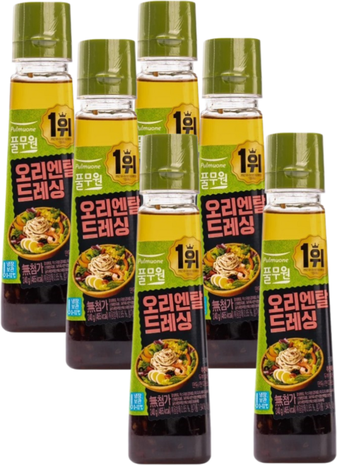 풀무원 오리엔탈드레싱 240g, 6개