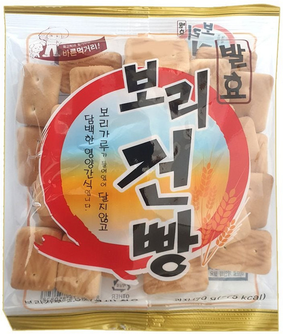 아리랑 발효보리건빵(60g) x 30개입(1박스) / 군대건빵, 30개, com_____ 본상품선택, 60g