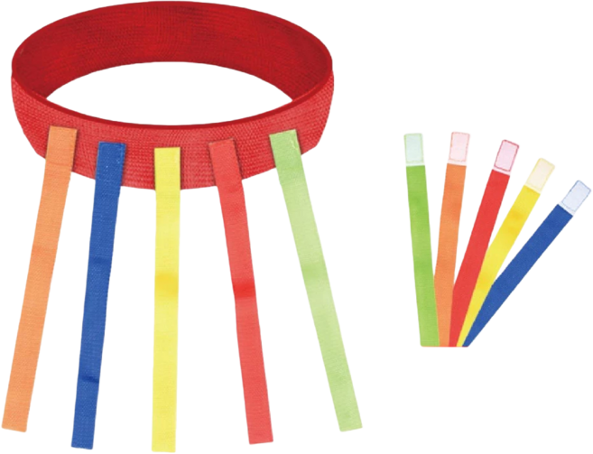 抓尾巴遊戲腰帶 戶外團康追逐玩具, 1套, 兒童款(直徑25CM), 紅色