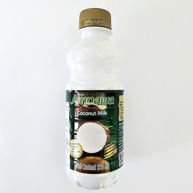 태국 암파와 코코넛 밀크 Ampawa 100% coconut milk worldfood, 250ml, 1개