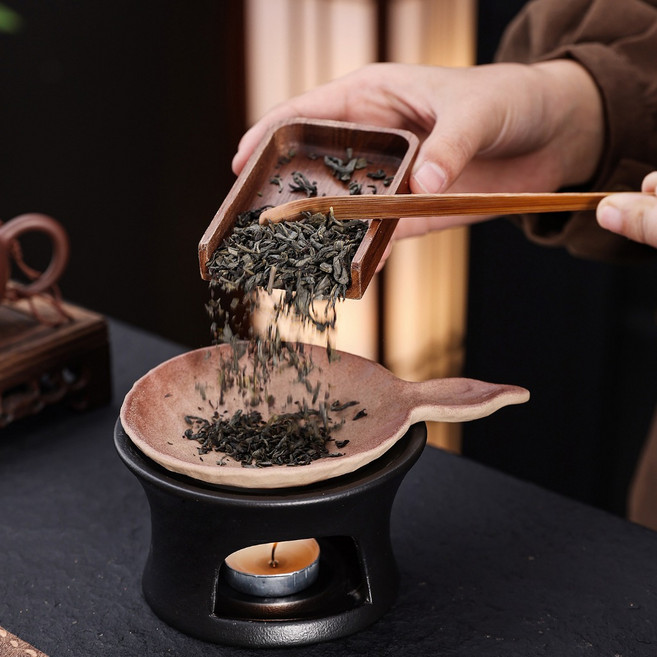 日式粗陶烤茶爐 擴香爐, 焙香爐