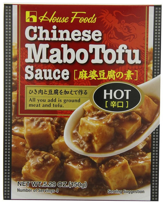House Foods Mabo 두부 소스 핫 150g(5.3온스) (10개 팩), 150g, 1) 5.29 Ounce (Pack of 10) - 중