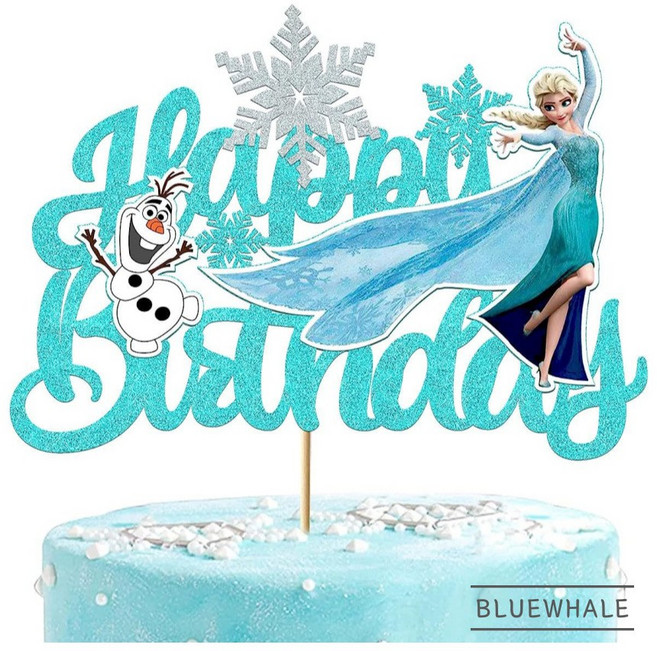 (국내배송 당일출고) HBD 테마 케이크 토퍼 8종 케이크 꾸미기 생일파티 파티용품 스파이더맨 겨울왕국 피카츄 미니마우스 디즈니공주 자동차 축구토퍼, 02. 겨울왕국 울라프, 1개