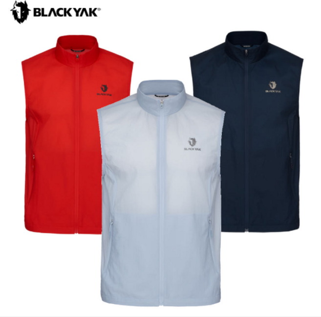 블랙야크 남성 에어 플라이 베스트 여름 초경량 집업 조끼 1BYVSMV001
