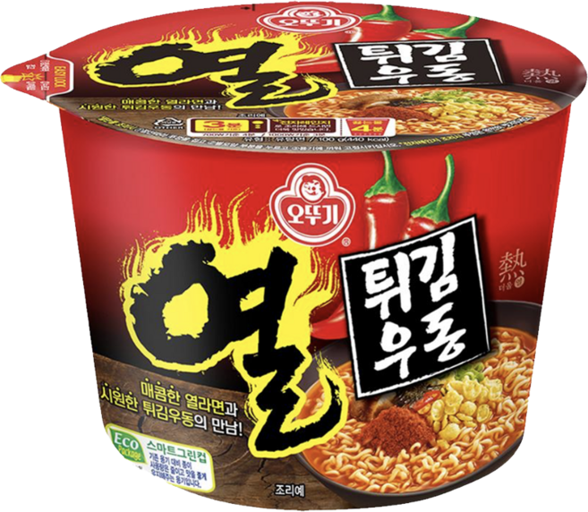 오뚜기 열튀김우동 100g, 10개