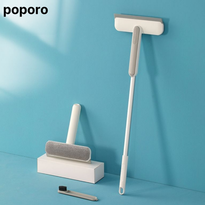 방충망 청소 브러시 유리 스퀴지, 화이트, 1개