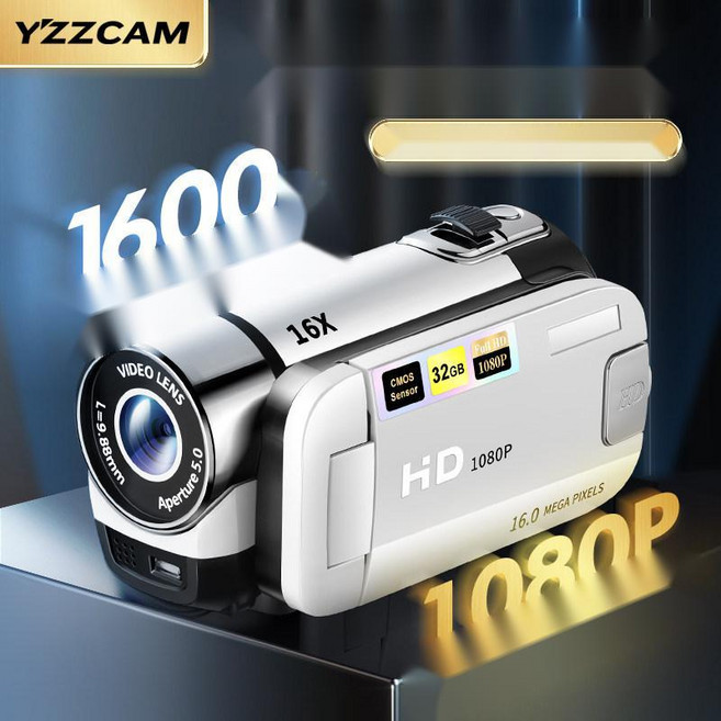 [입문용 프로캠] 소형캠코더 강의용 8MM 촬영용 XA65, 검정 회전 스크린 셀카