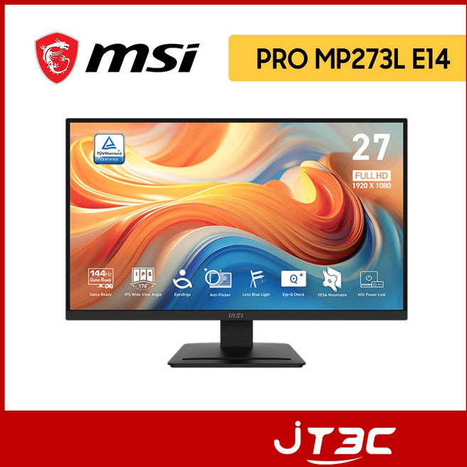 MSI PRO MP273L E14 27吋 144Hz FHD IPS 螢幕
