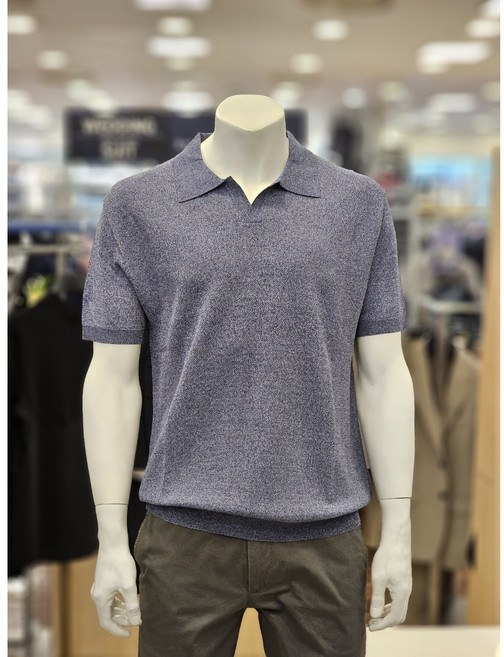 킨록 남성 반팔 오픈카라 티셔츠 니트 NFHW95