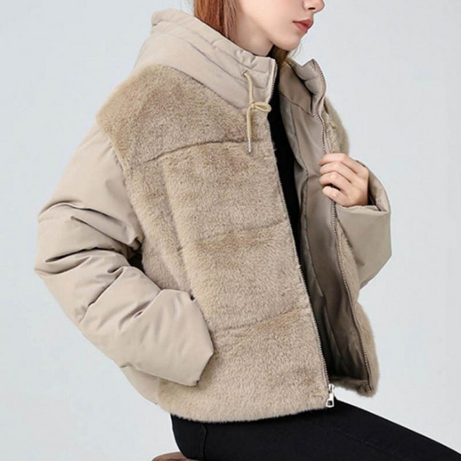 겨울 후드 4컬러 숏 퍼 패딩점퍼 페미닌룩 여성