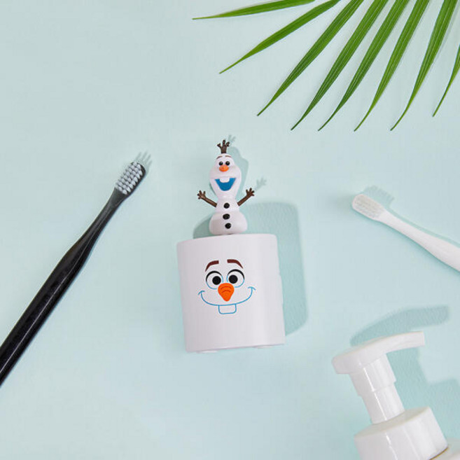 아트박스/디즈니 디즈니 캐릭터 올라프 휴대용 소독 UV 칫솔 살균기