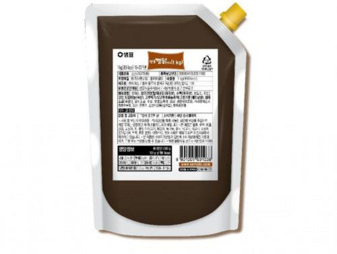 안동찜닭양념소스 샘표식품, 1개, 1kg