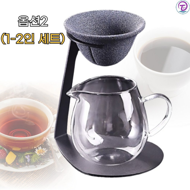 티고 세라믹 커피 드리퍼 커피필터 초미세 차거름망 GT087, 1개