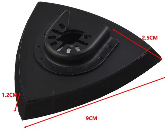 멀티커터날 삼각샌딩패드 90X90 다기능 삼각형 진동 퀵 릴리스 진동 밀워키 디월트 마끼다 스탠리 보쉬 멀티커터날, 삼각형 샌딩패드 90X90, 1개