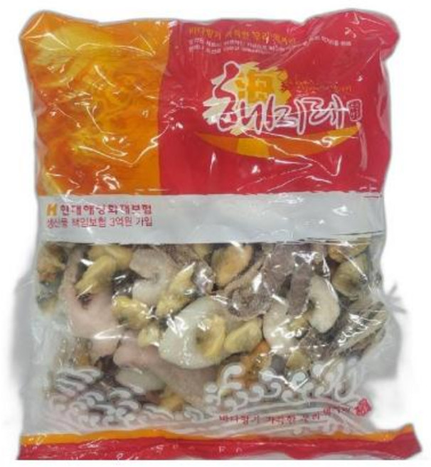 해물모듬4 오징어채 새우살 해미래 780g, 1개