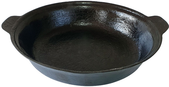 전통방식 길들인 무쇠 깊은 주물냄비 인덕션겸용 국내생산, 02:길들인 깊은냄비30cm_인덕션겸용