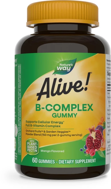 네이쳐스웨이 얼라이브! B-컴플렉스 구미, 1개, 60정 - 쿠팡