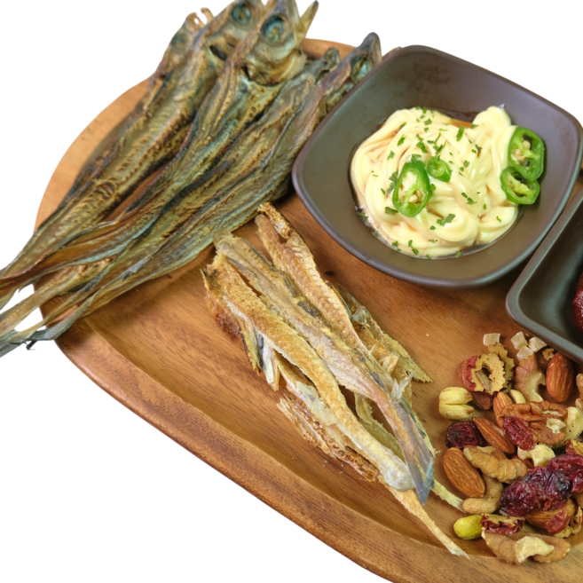 주책남 최상급 명태줄노가리 20미 업소용 술안주 말린안주, 특대(27-30cm내외), 1개