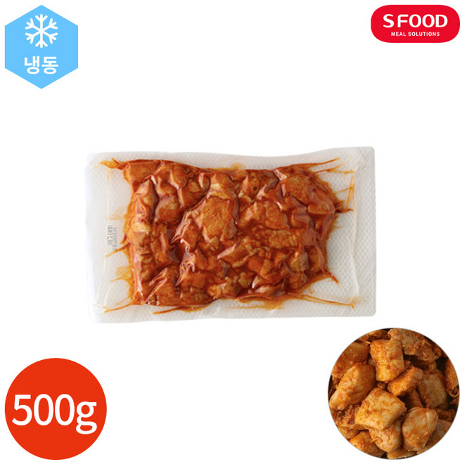에스푸드 핫 치킨 탑핑, 1개, 500g